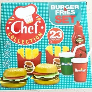🆕Chef Collection Burger and Fries Set